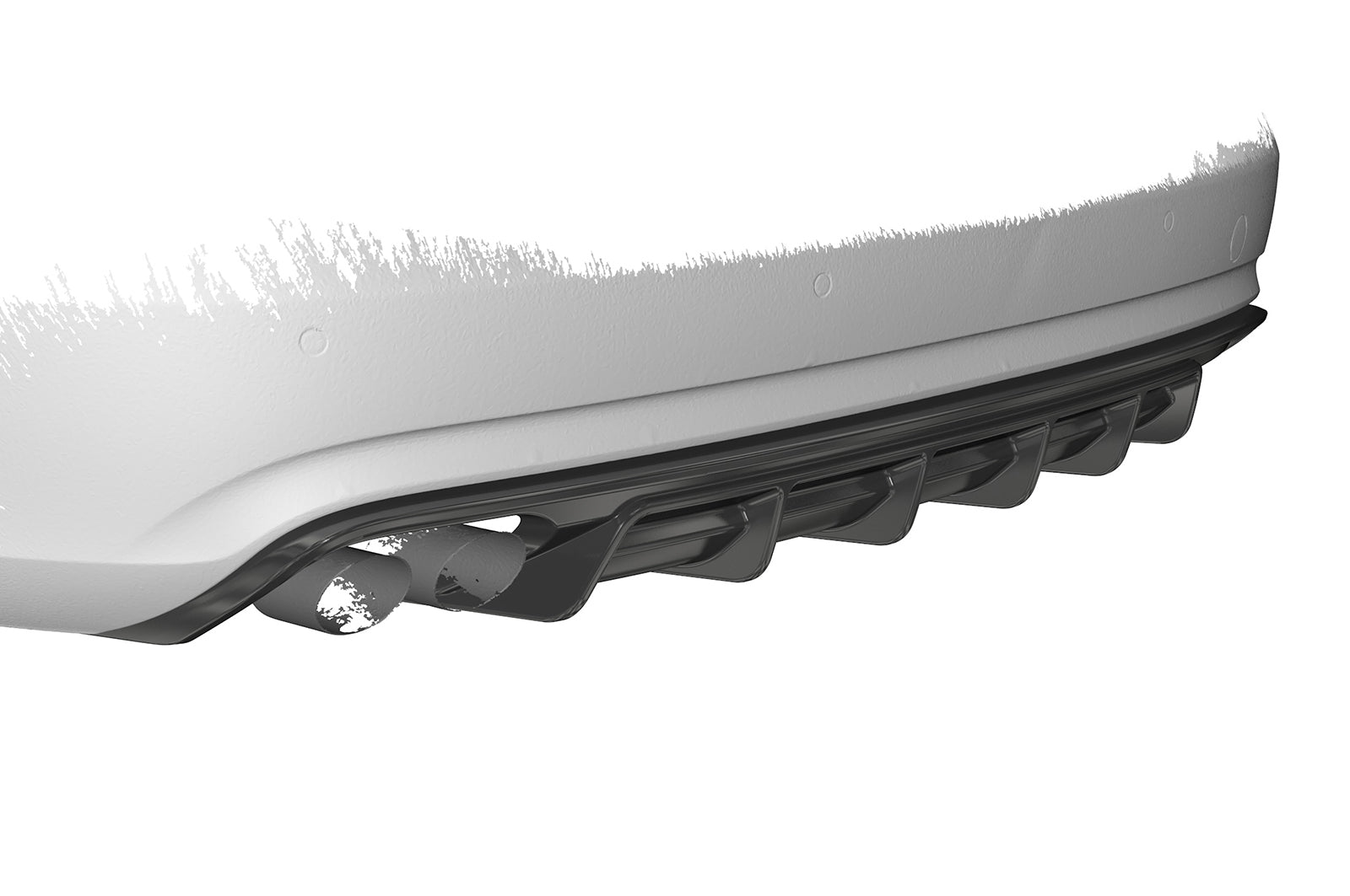 Audi A4 B8 Rear Diffuser HA418-G