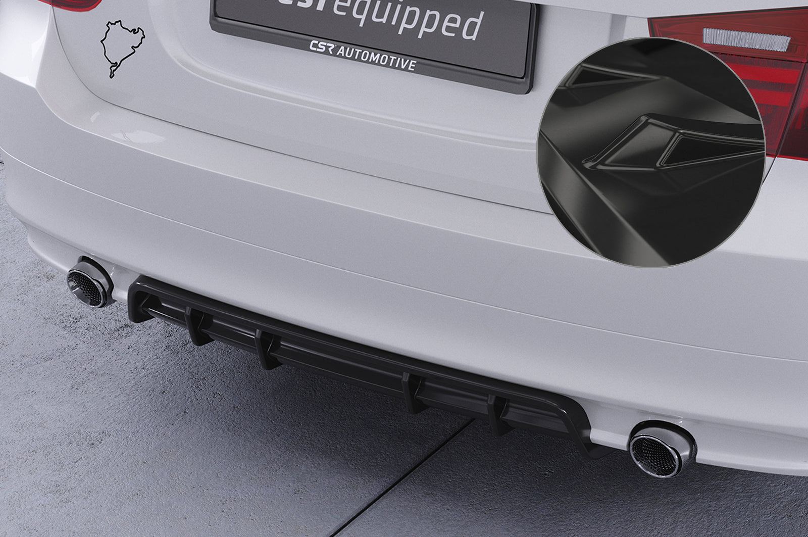 BMW 3 E90/E91 Rear Diffuser HA435-G