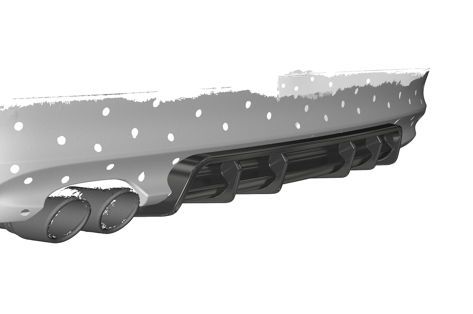 BMW 3 E90/E91 Rear Diffuser HA435-G