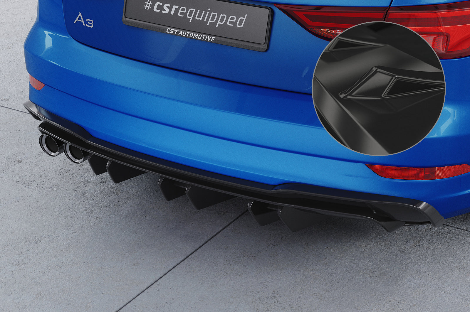 Audi A3 8V S-Line Limo/Rear Diffuser HA448-G