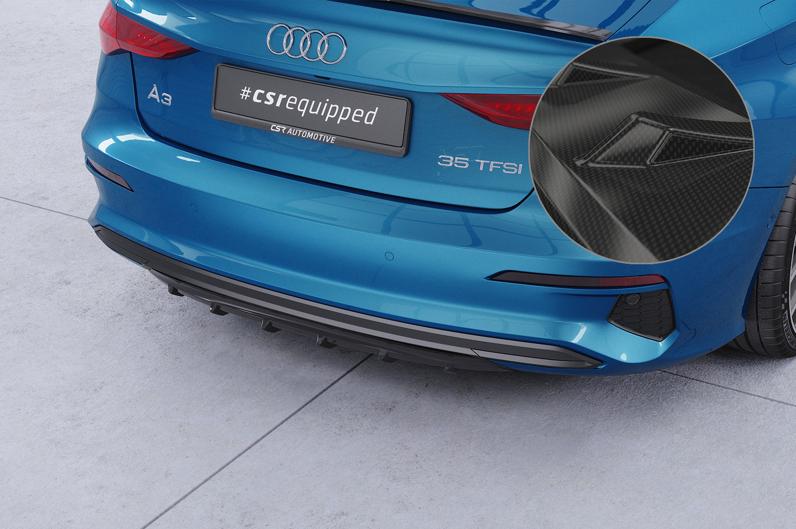 Audi A3 8Y Rear Diffuser HA449-G