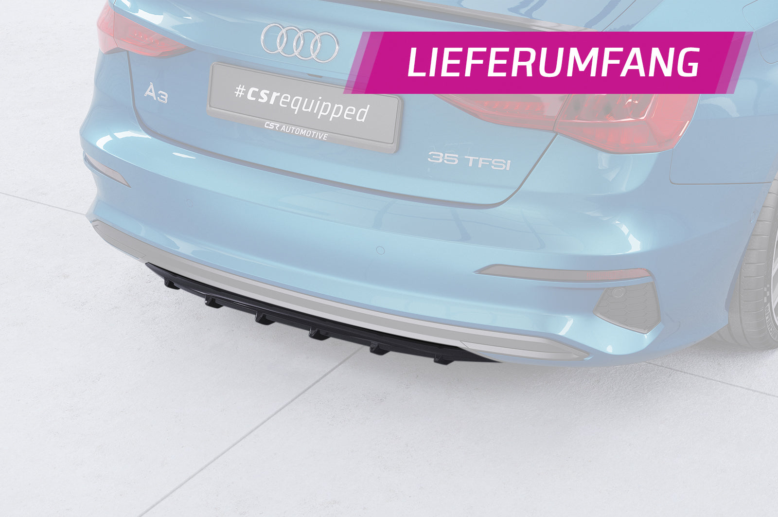 Audi A3 8Y Rear Diffuser HA449-G
