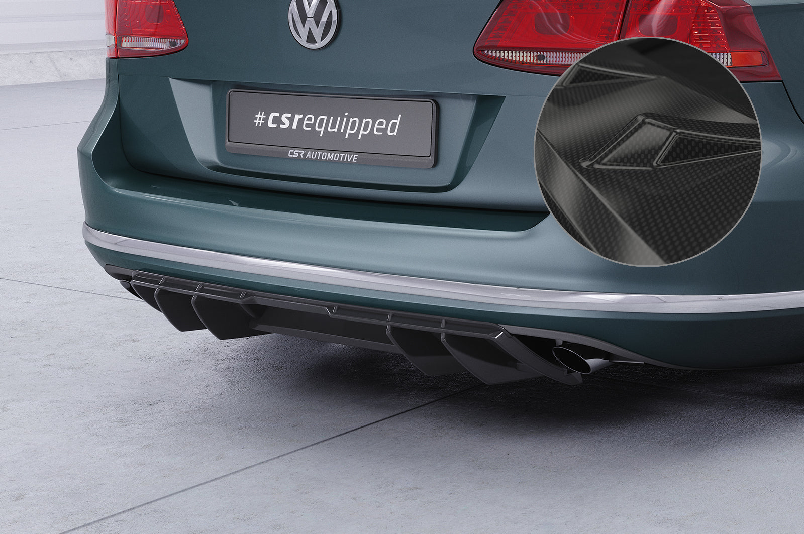 VW Passat B7 Rear Diffuser HA460-G