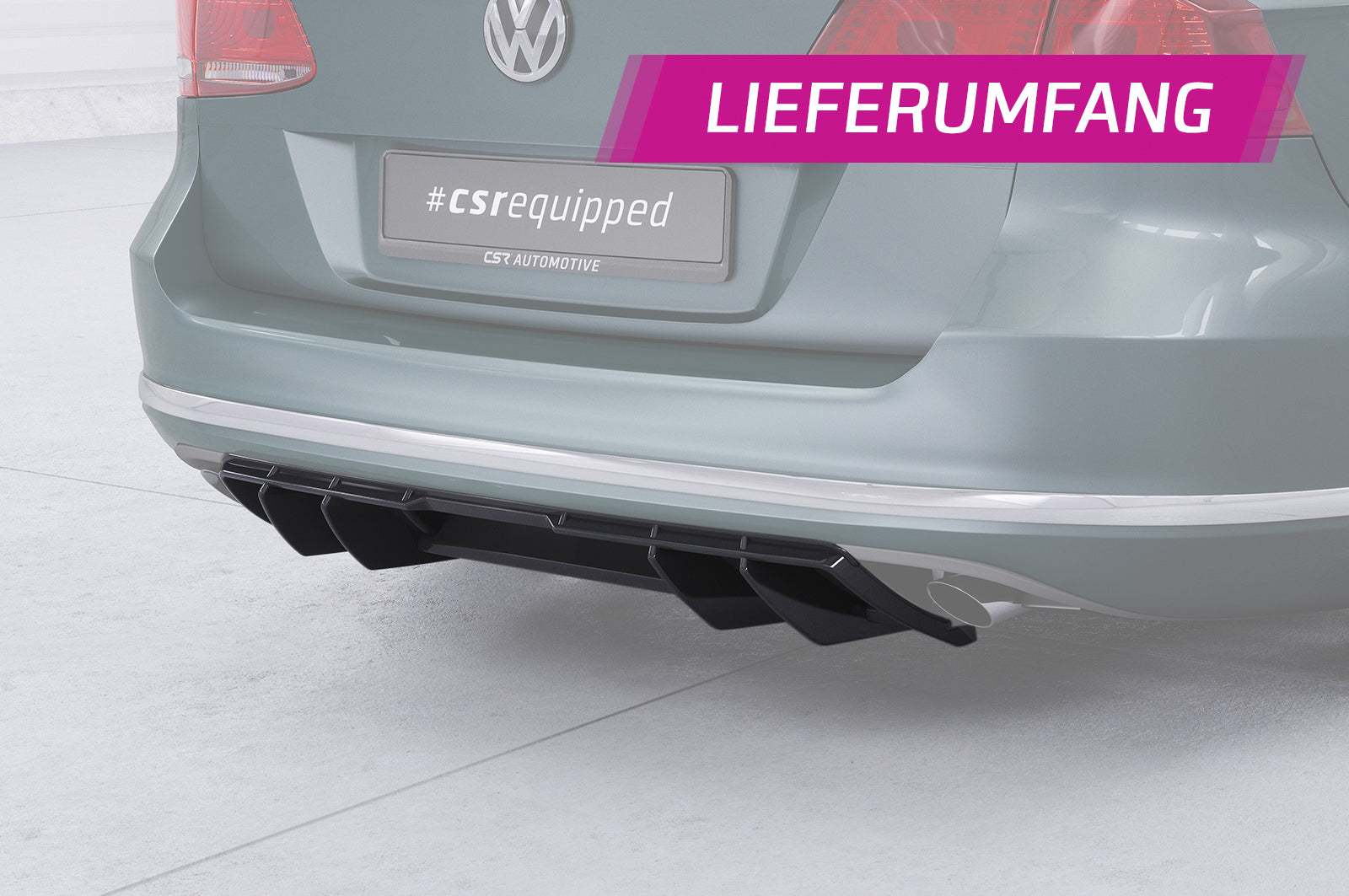 VW Passat B7 Rear Diffuser HA460-G