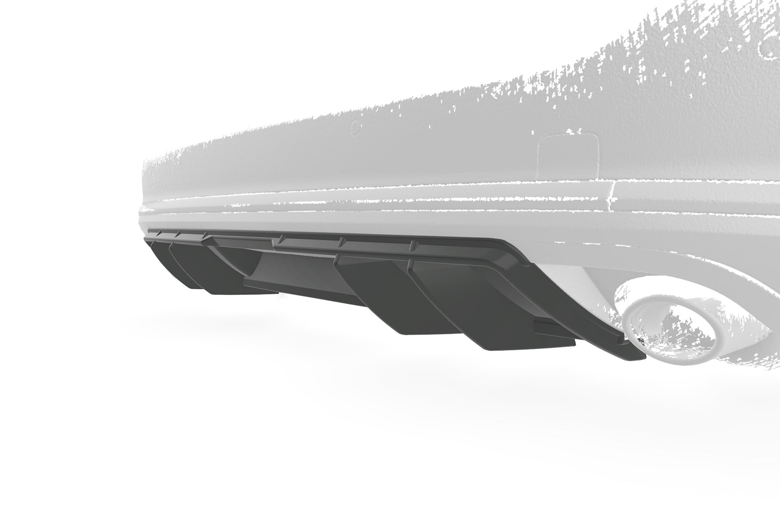 VW Passat B7 Rear Diffuser HA460-G