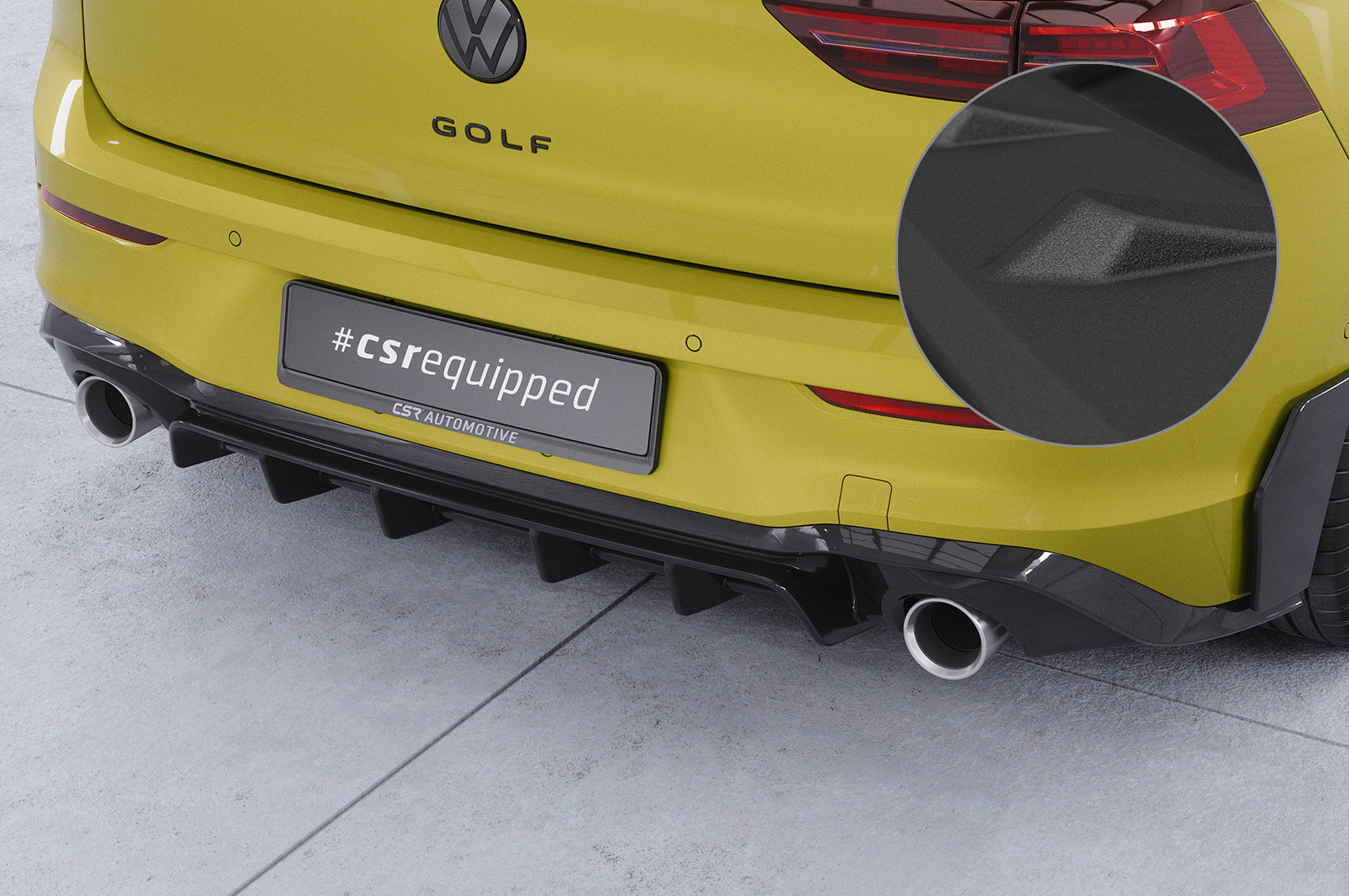 VW Golf 8 GTI Rear Diffuser HA484-G