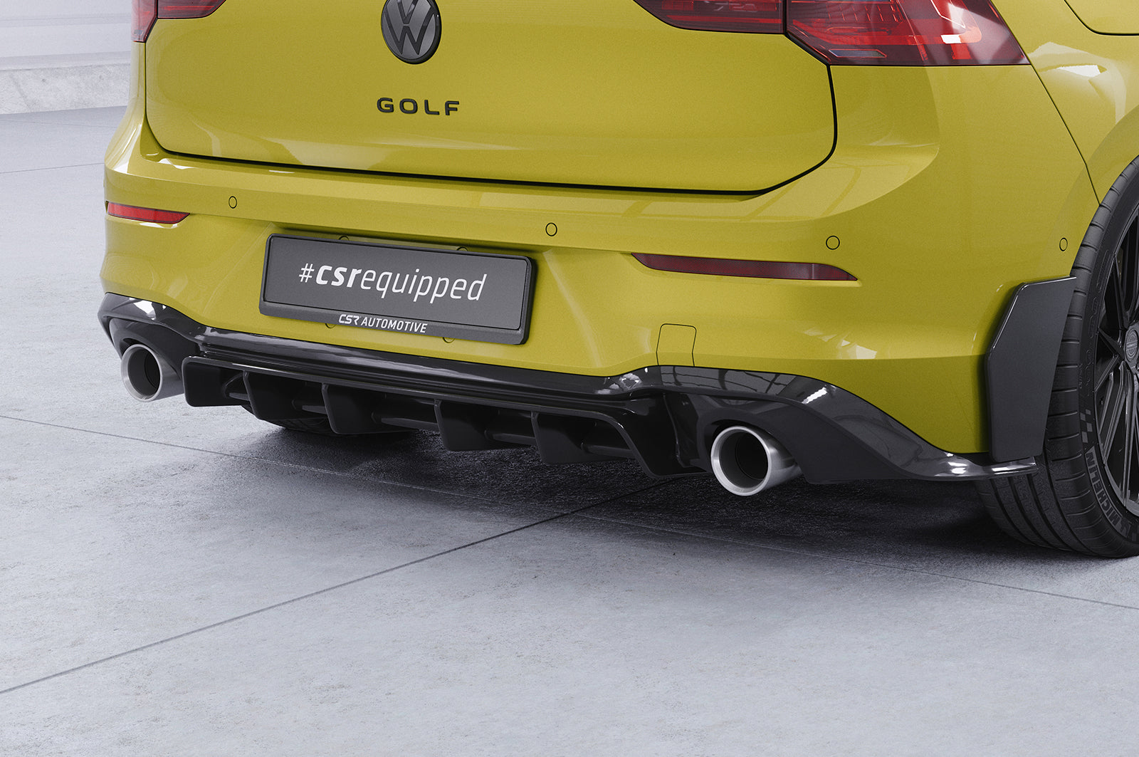 VW Golf 8 GTI Rear Diffuser HA484-G
