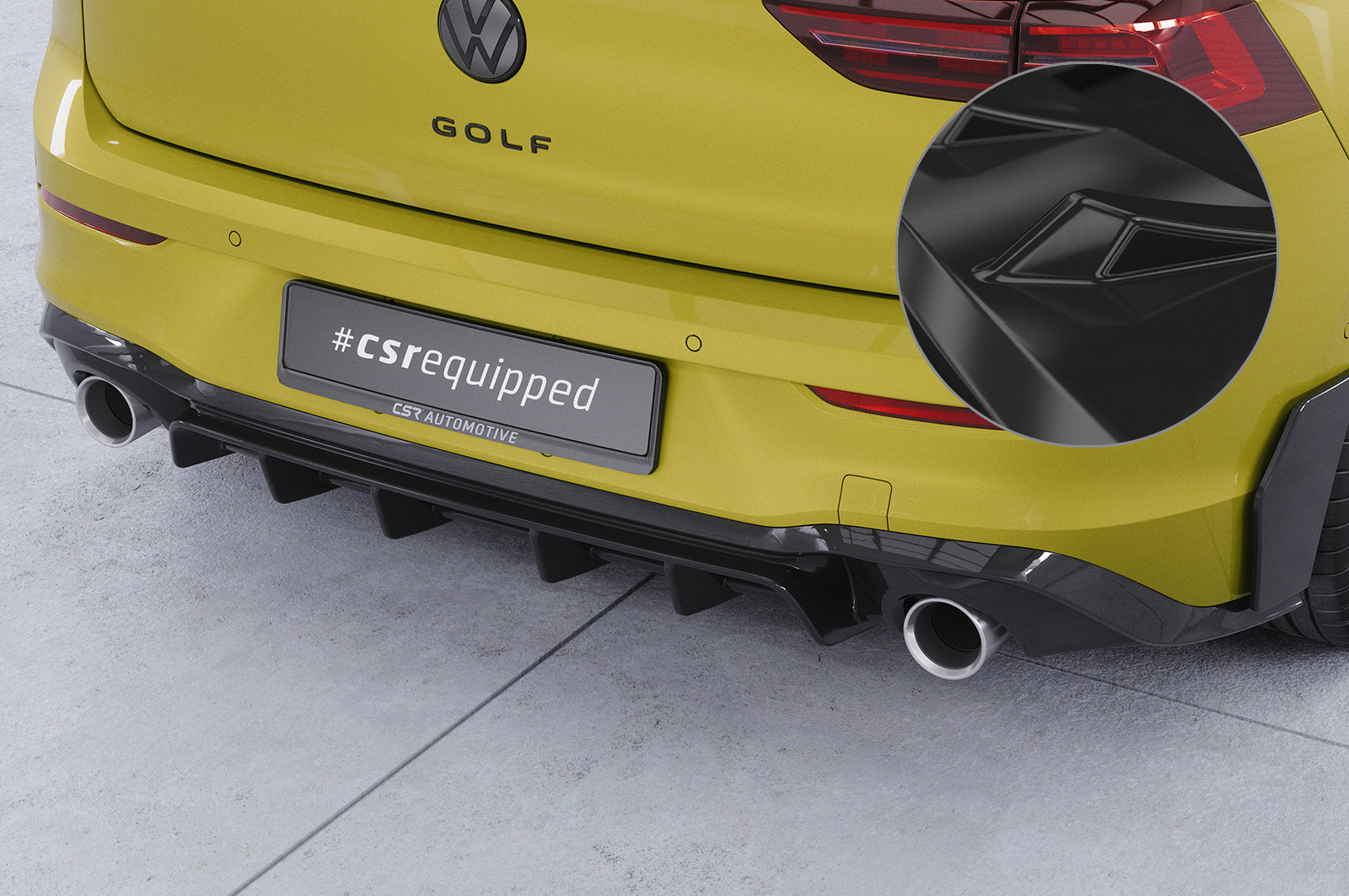 VW Golf 8 GTI Rear Diffuser HA484-G