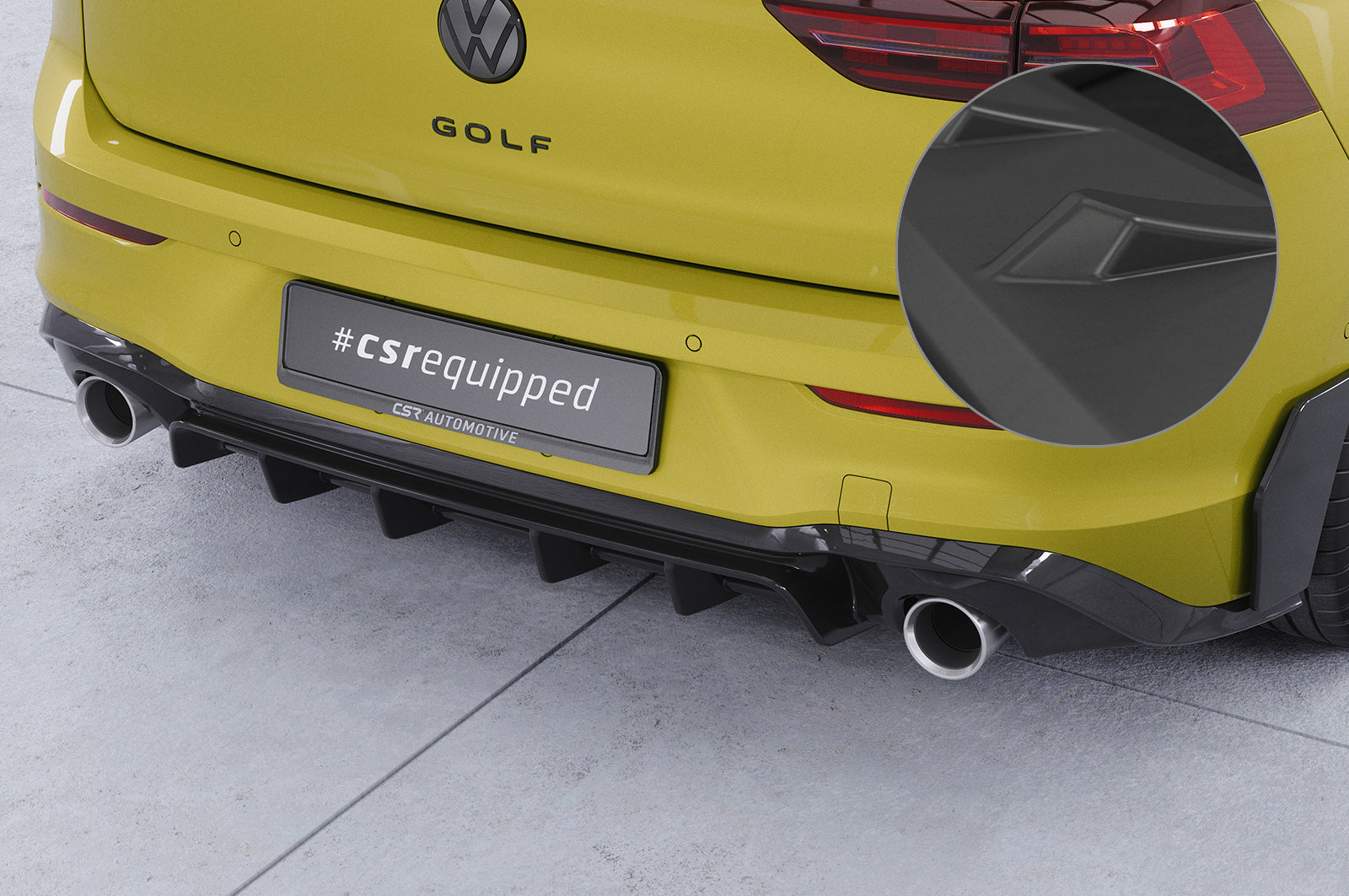 VW Golf 8 GTI Rear Diffuser HA484-G