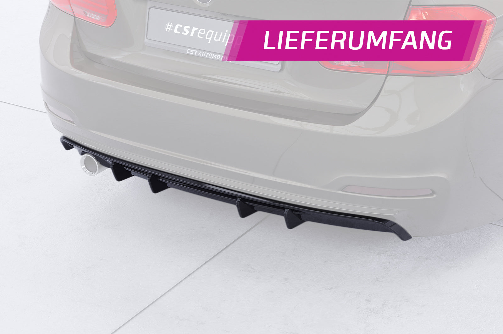 BMW 5 F30 Rear Diffuser HA485-G