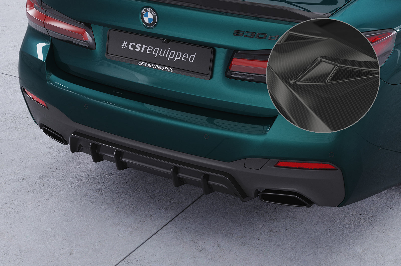 BMW 5 G30/G31 M Sport Rear Diffuser HA486-G