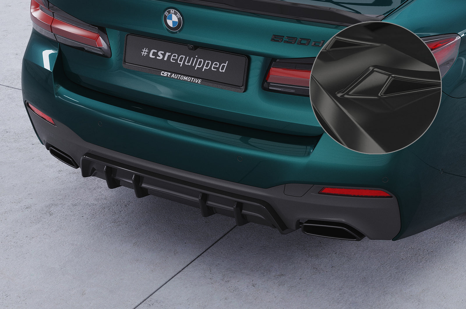 BMW 5 G30/G31 M Sport Rear Diffuser HA486-G