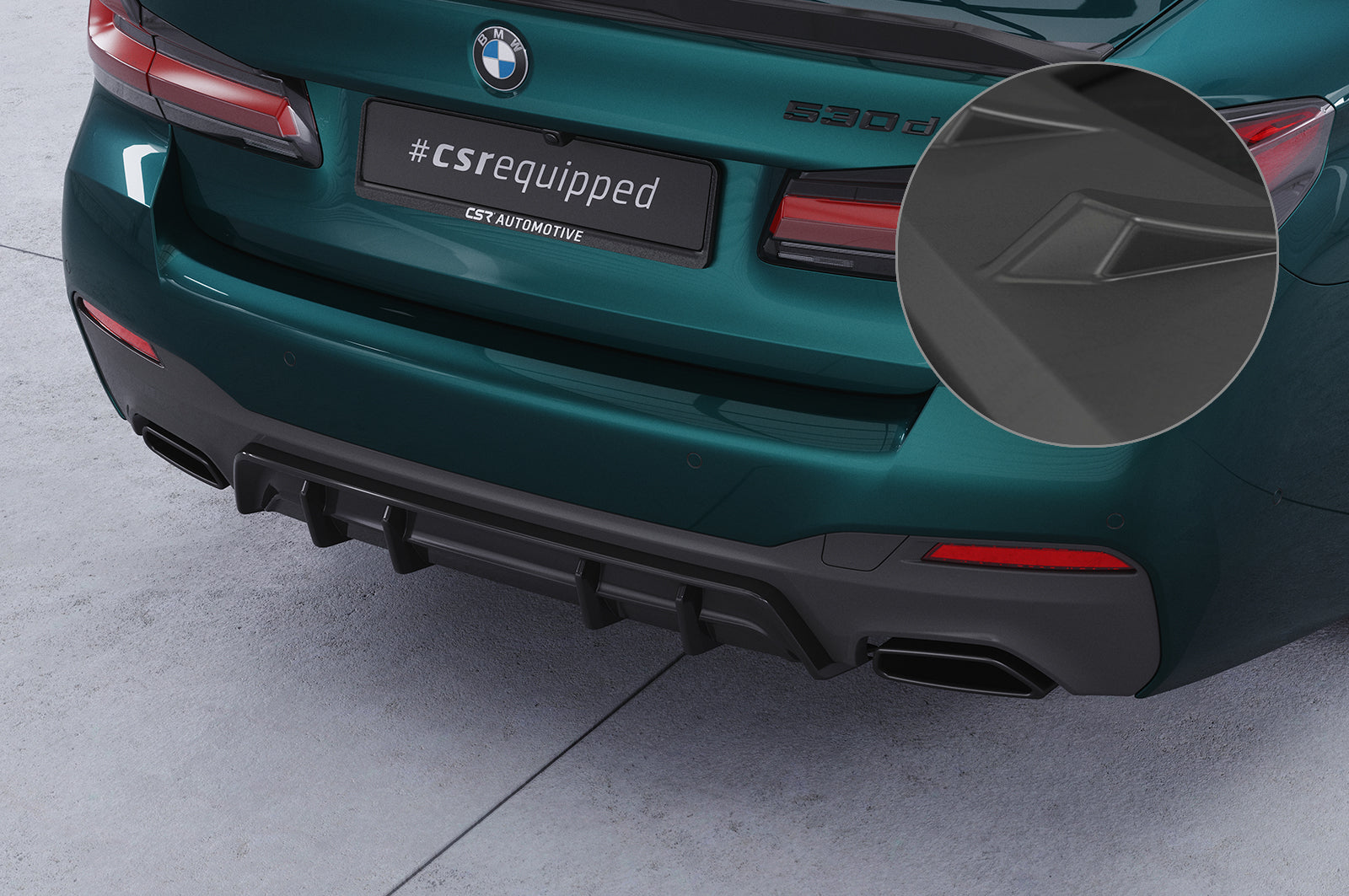 BMW 5 G30/G31 M Sport Rear Diffuser HA486-G