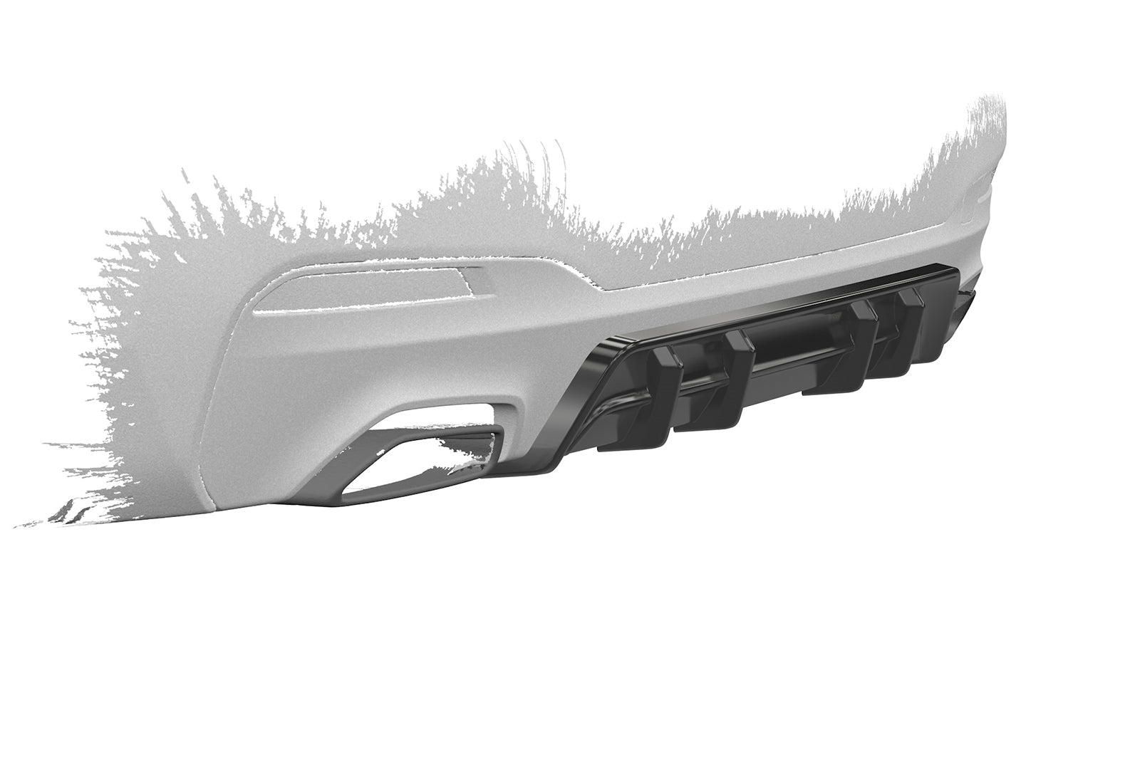 BMW 5 G30/G31 M Sport Rear Diffuser HA486-G