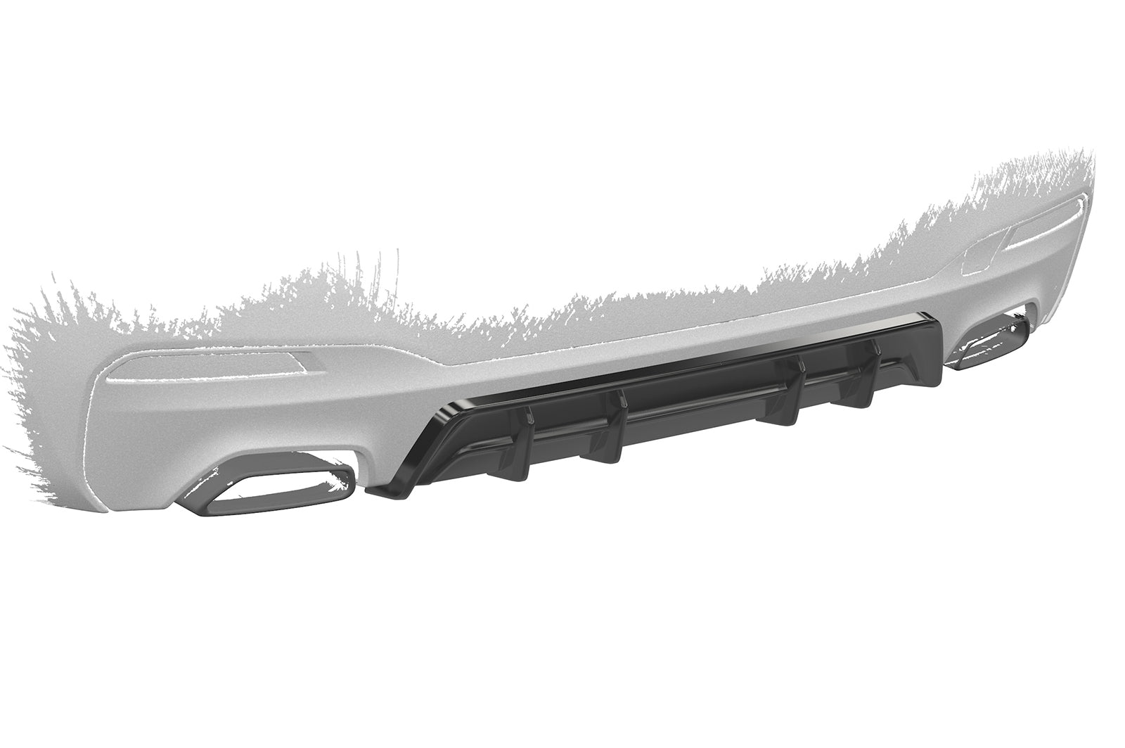 BMW 5 G30/G31 M Sport Rear Diffuser HA486-G
