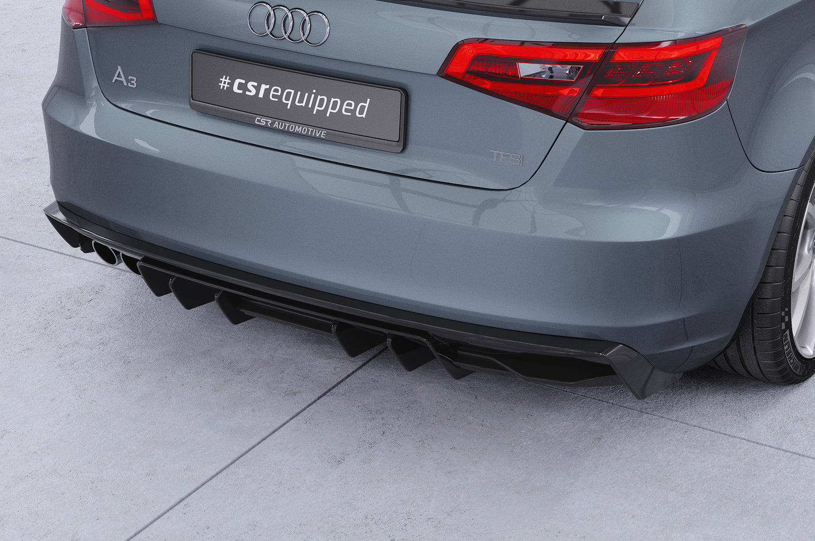 Audi A3 8V Rear Diffuser HA493-G