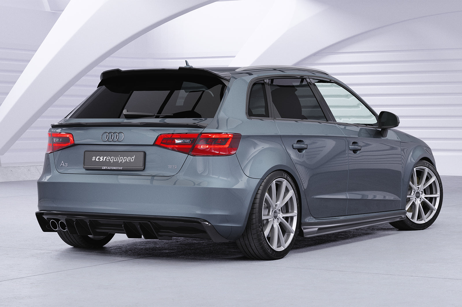 Audi A3 8V Rear Diffuser HA493-G