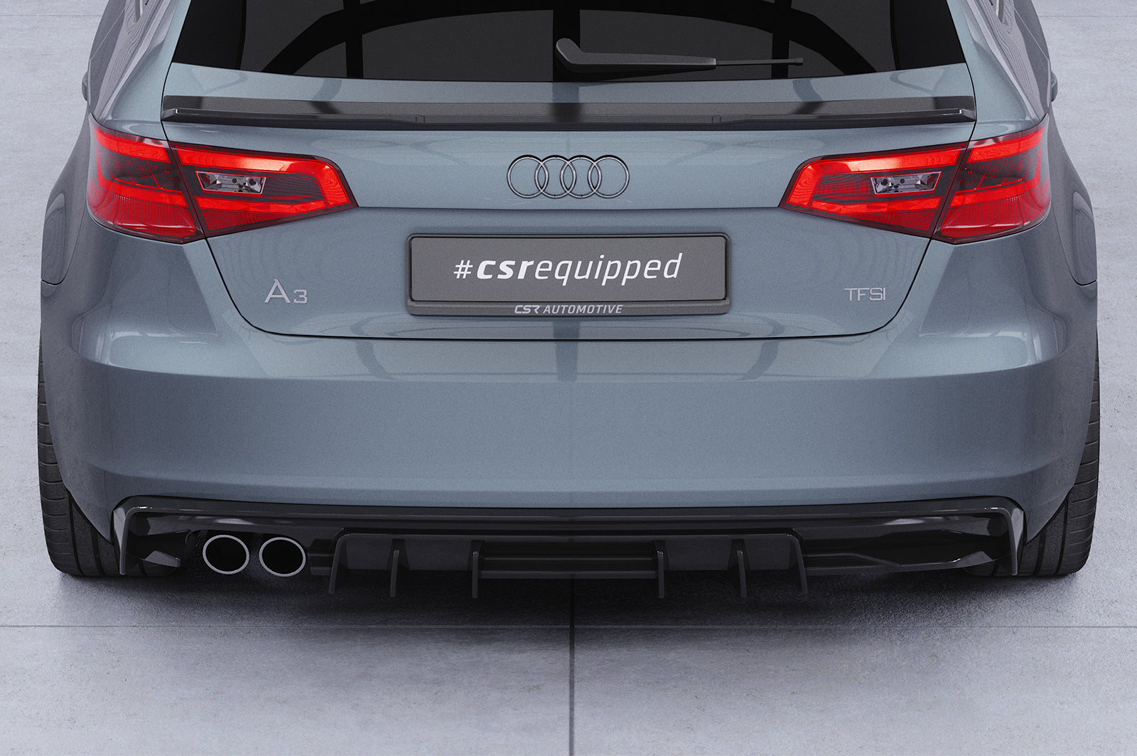 Audi A3 8V Rear Diffuser HA493-G