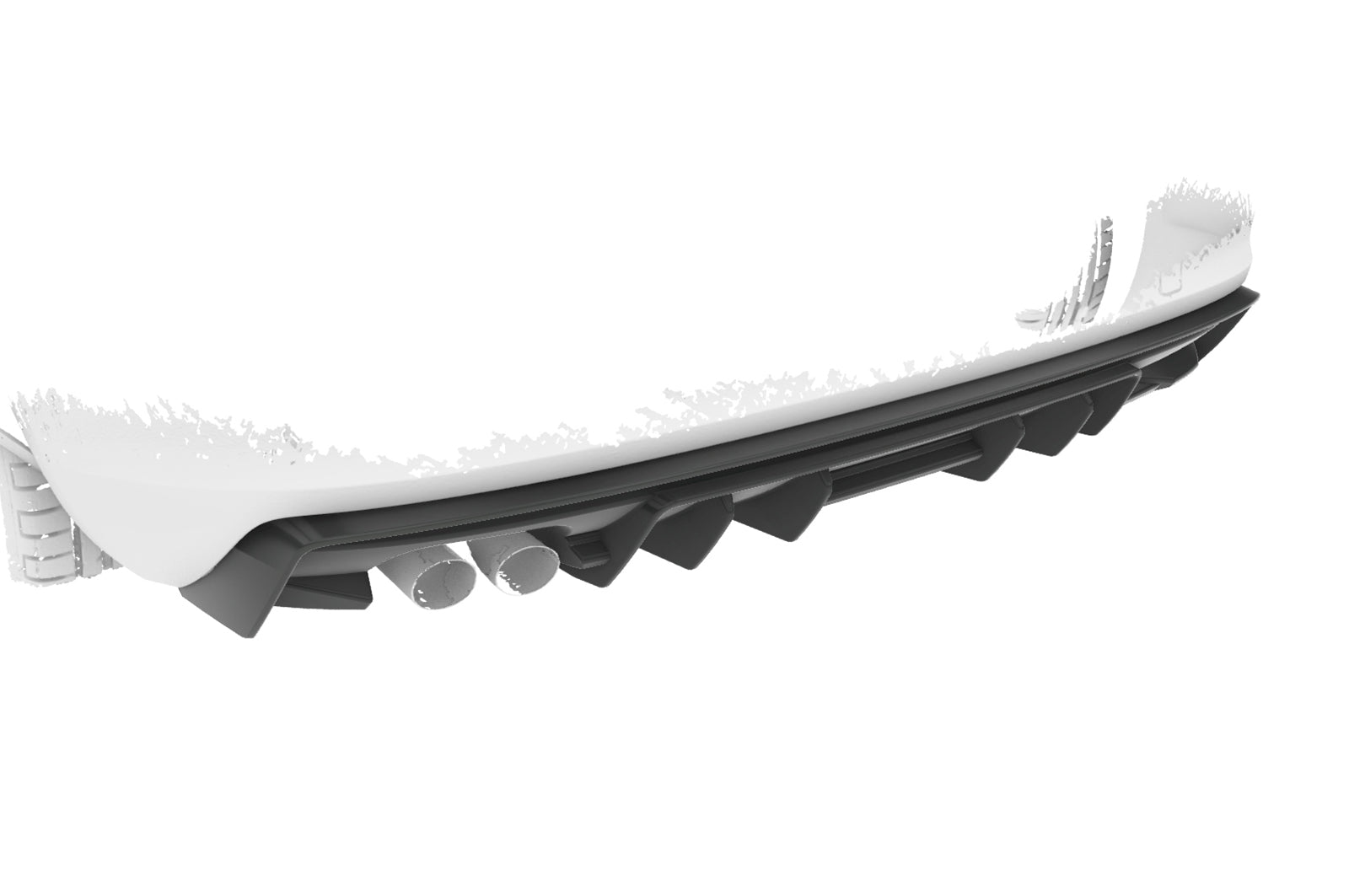 Audi A3 8V Rear Diffuser HA493-G