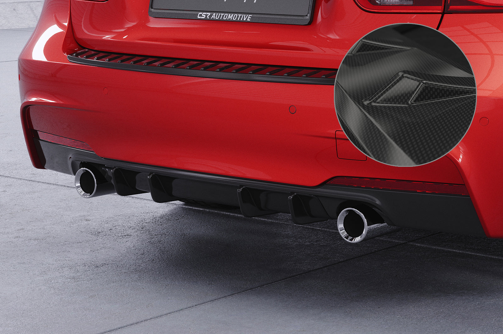 BMW 3 F30/F31 M Sport Rear Diffuser HA494-G