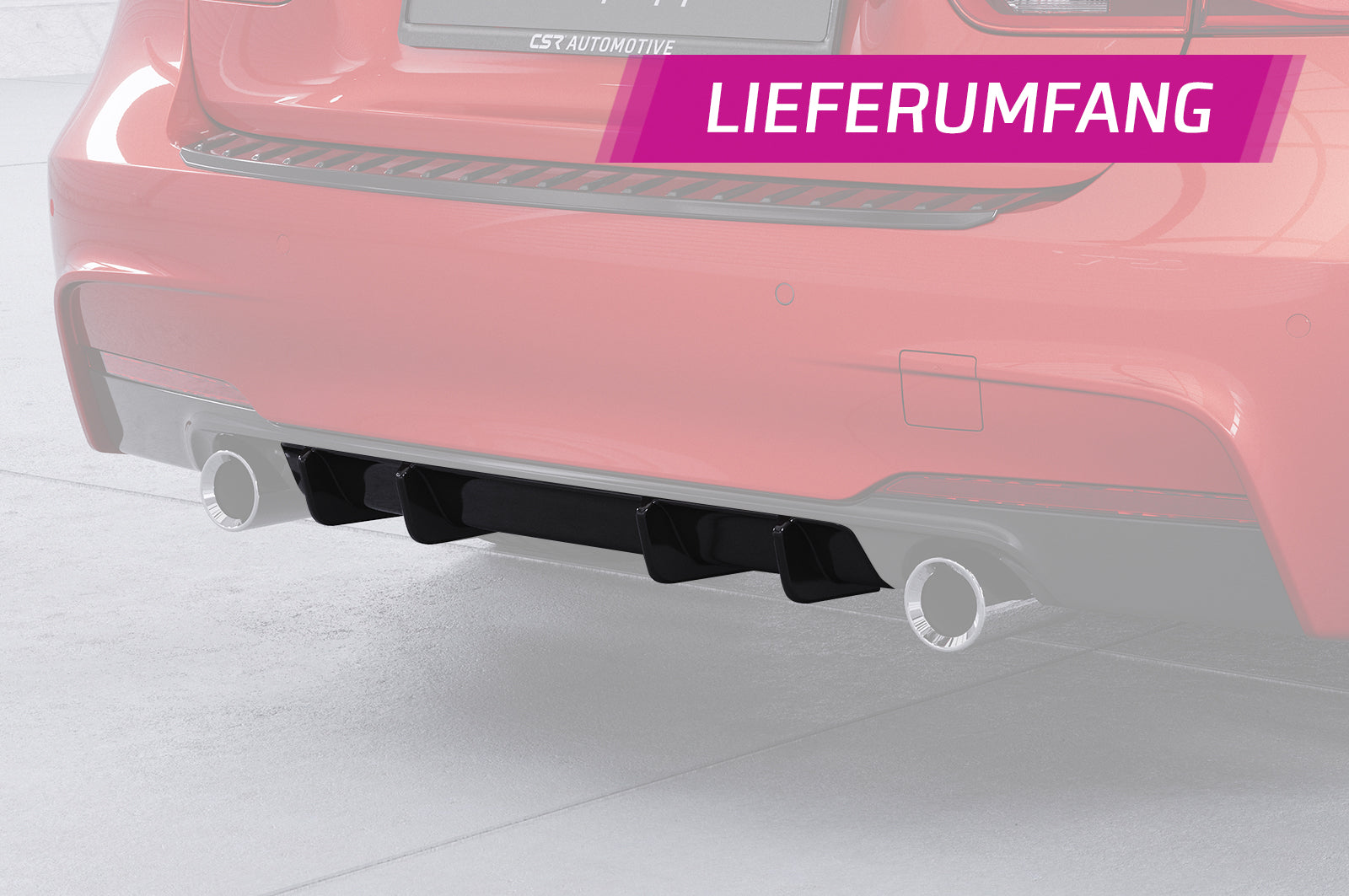 BMW 3 F30/F31 M Sport Rear Diffuser HA494-G