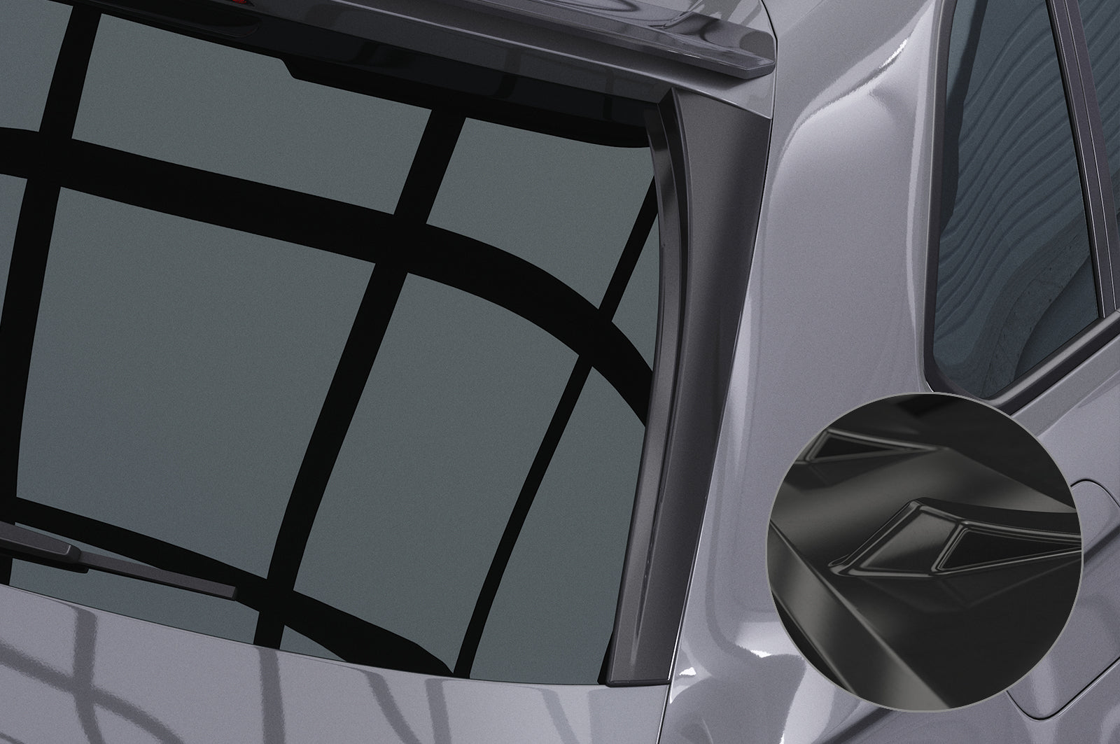 VW Tiguan 2 AD1 Allspace Roof Spoiler HF096-G
