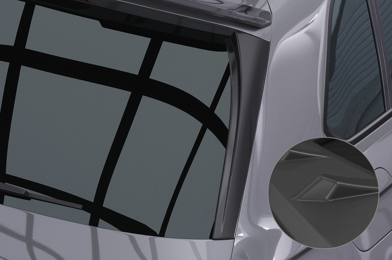 VW Tiguan 2 AD1 Allspace Roof Spoiler HF096-G