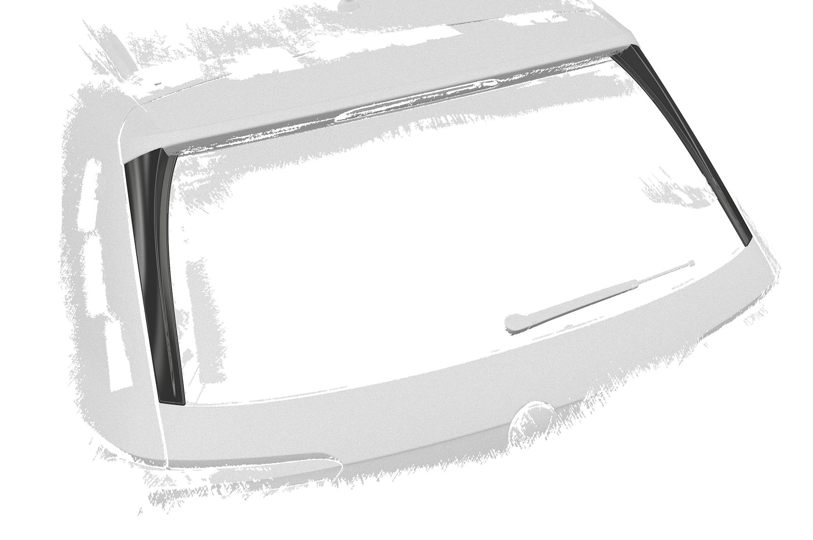 VW Tiguan 2 AD1 Allspace Roof Spoiler HF096-G