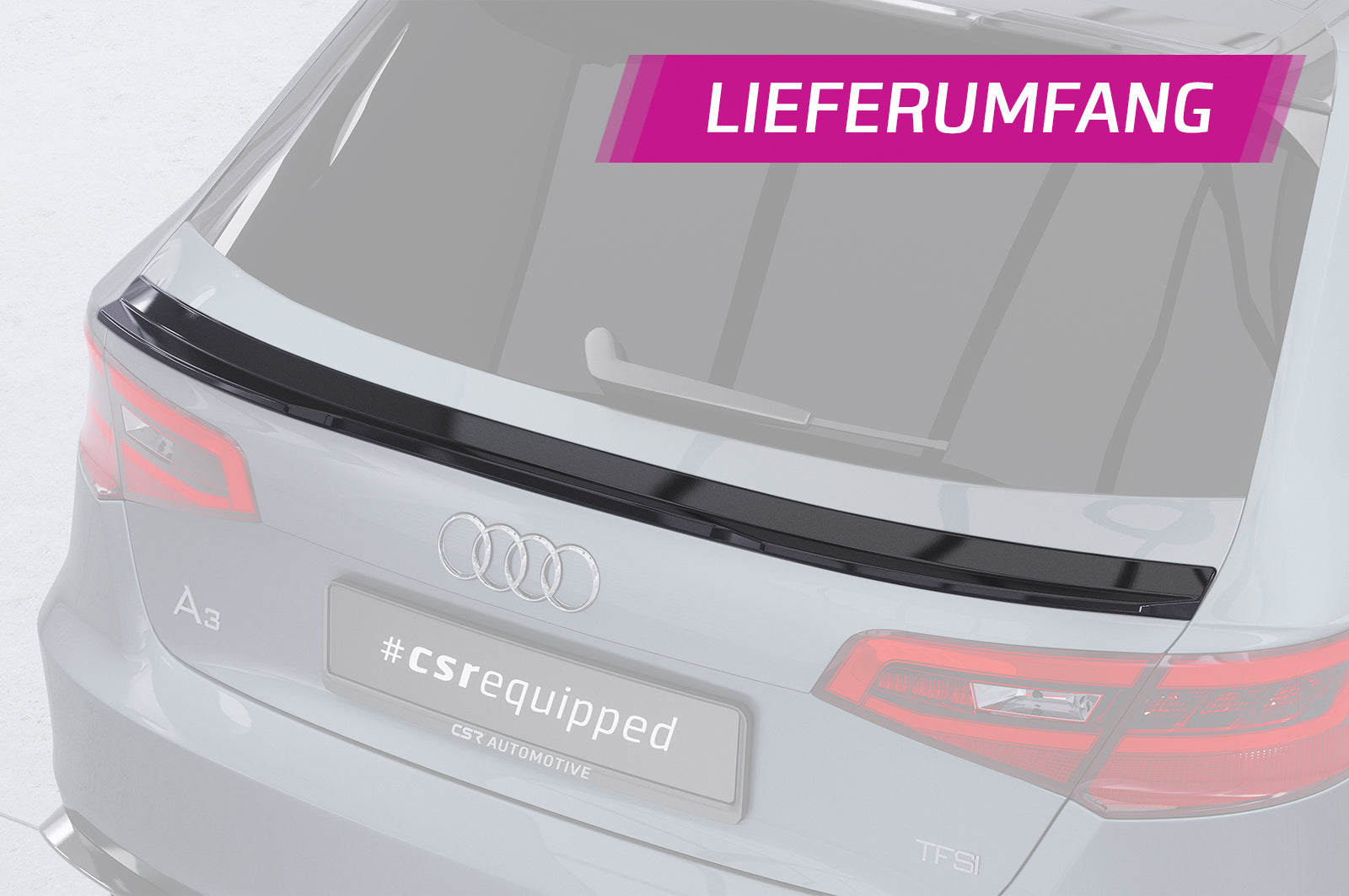 Audi A3/S3/RS3 8V Roof Spoiler HF124-G