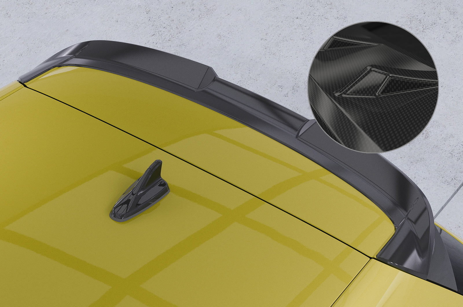 VW Golf 8 GTI/GTD/GTE/R-Line Roof Spoiler HF176-G