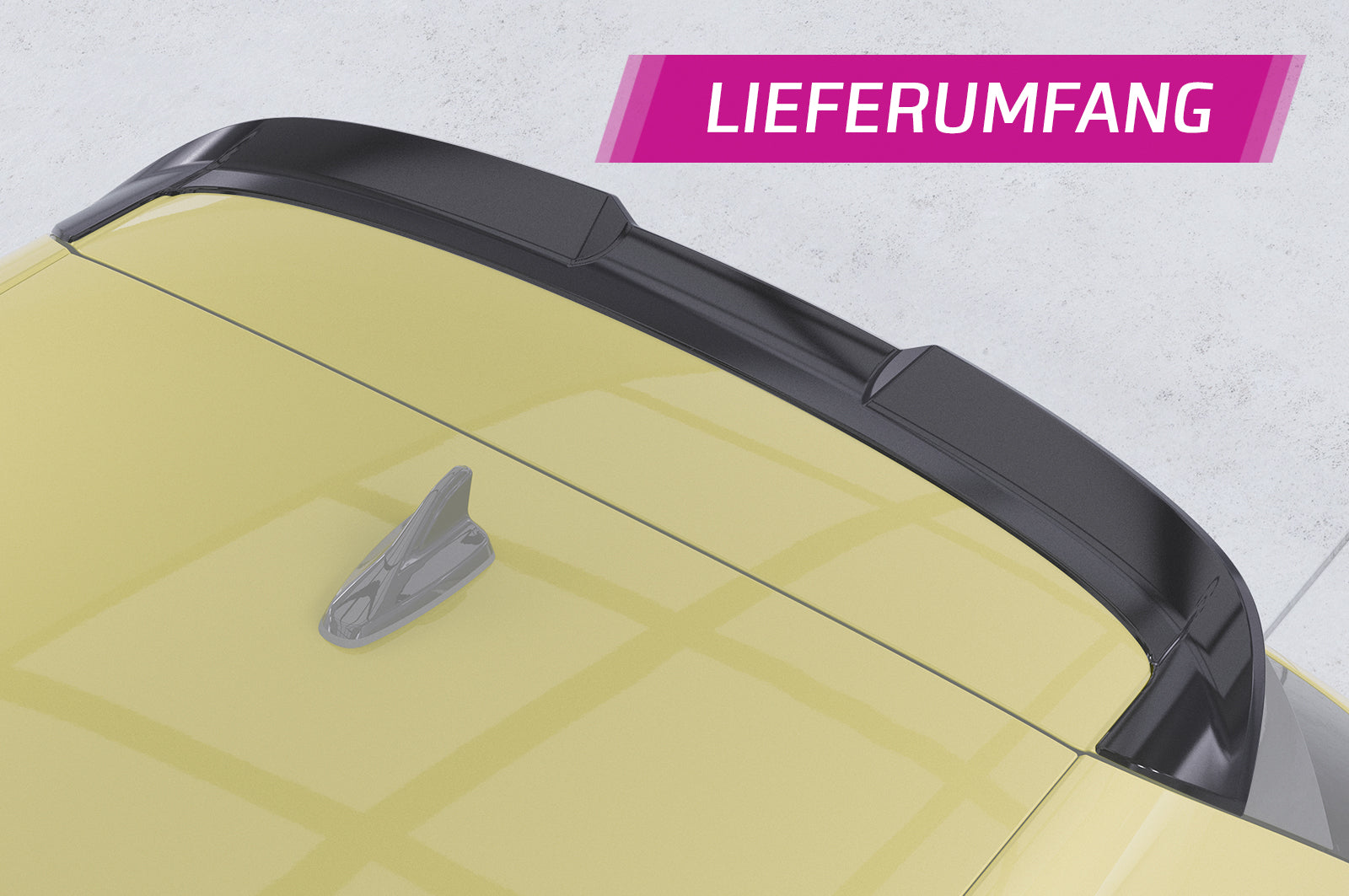 VW Golf 8 GTI/GTD/GTE/R-Line Roof Spoiler HF176-G