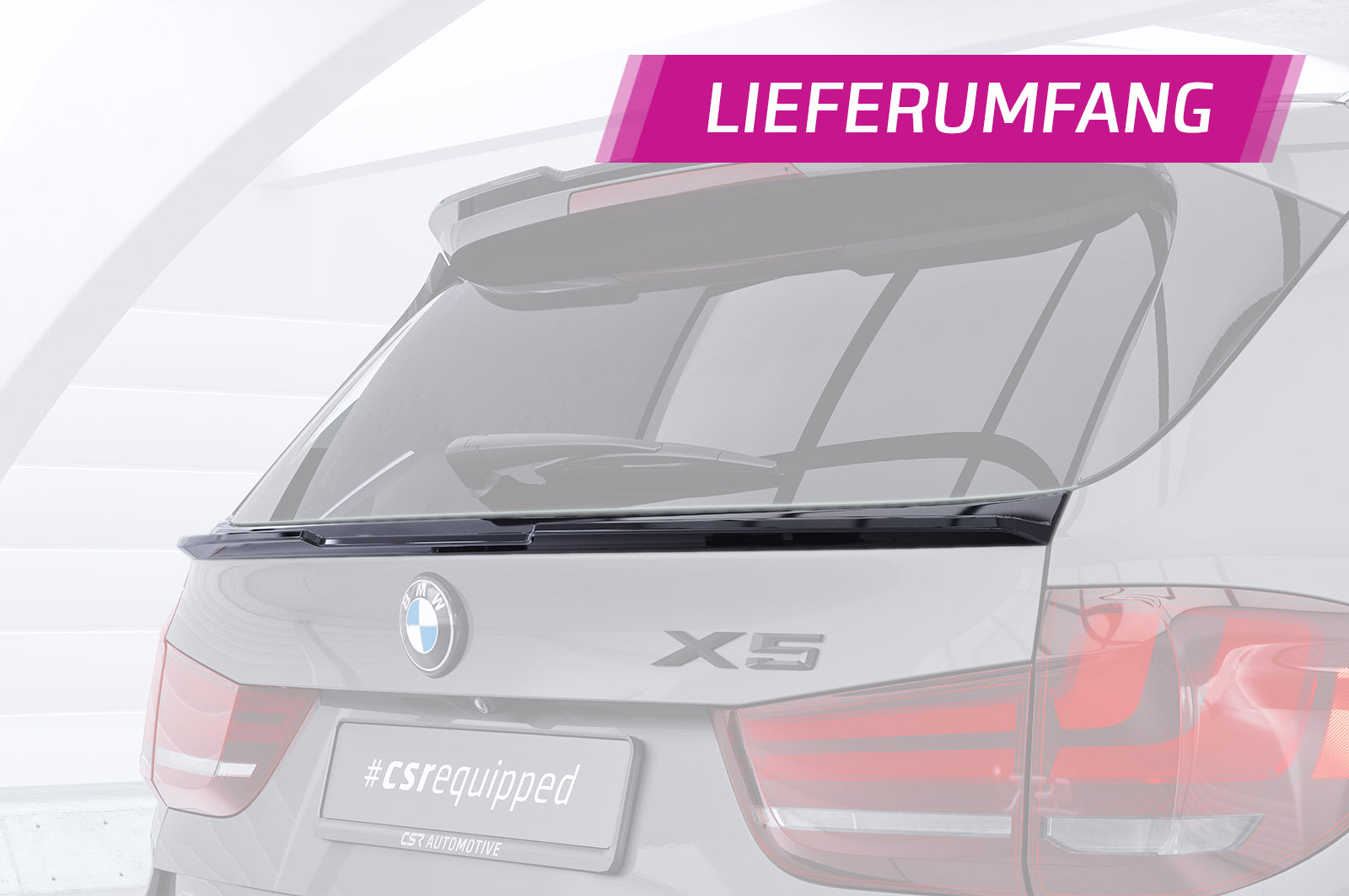 BMW X5 F15 Roof Spoiler HF223-G