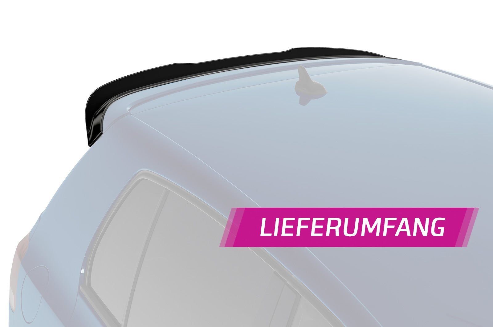 VW Golf 6 GTI/GTD/R/R-Line Roof Spoiler HF639-G