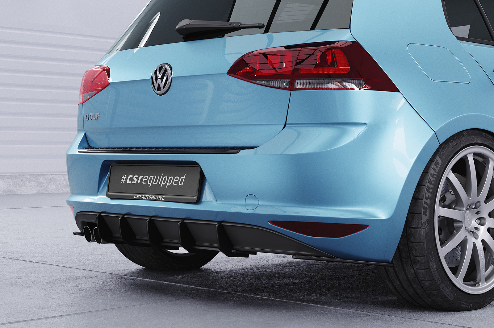 VW Golf 7 Trunk Sill Protector LKS006-G