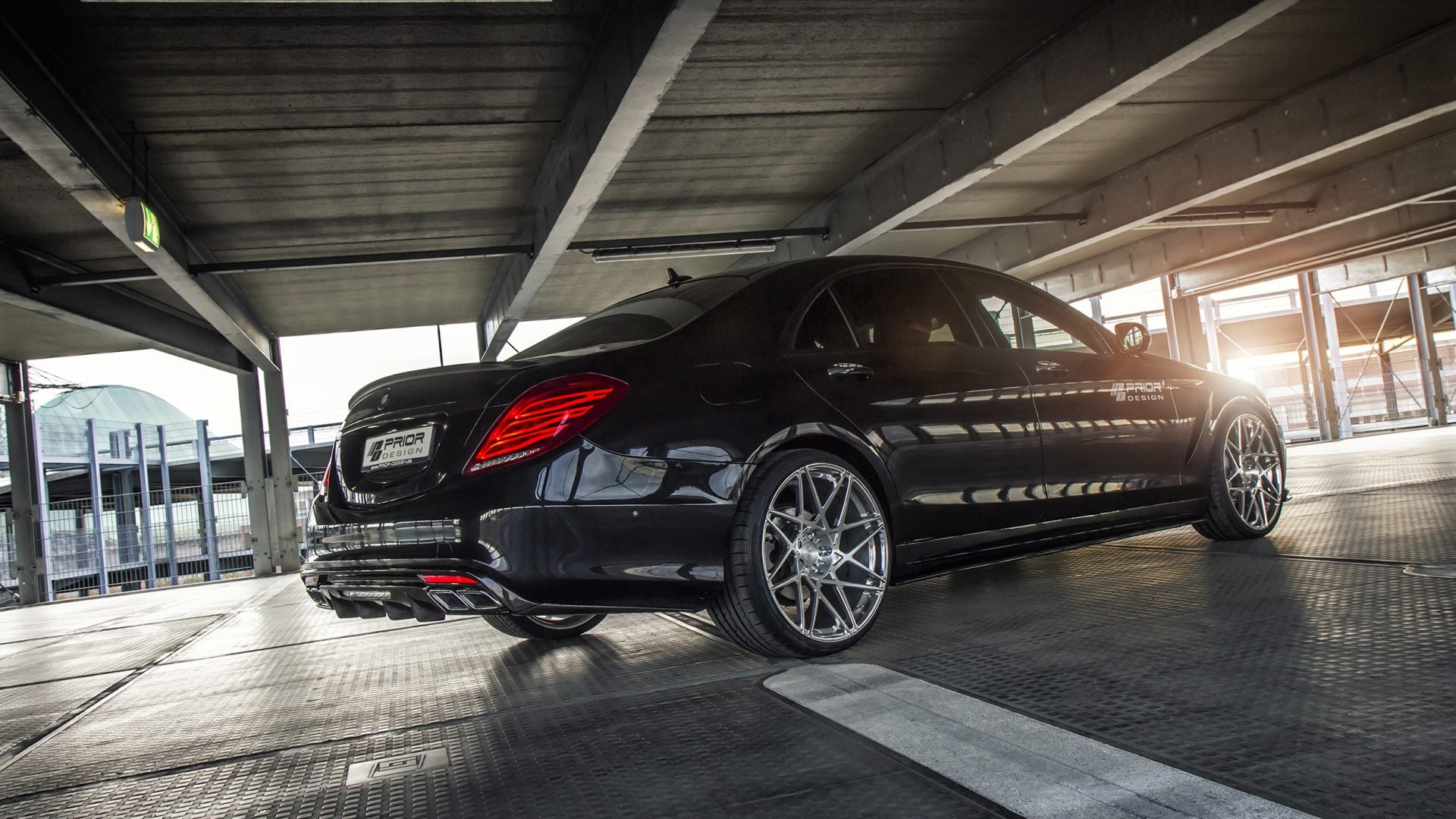 Mercedes-Benz S W222 Trunk Lid Spoiler PD800S