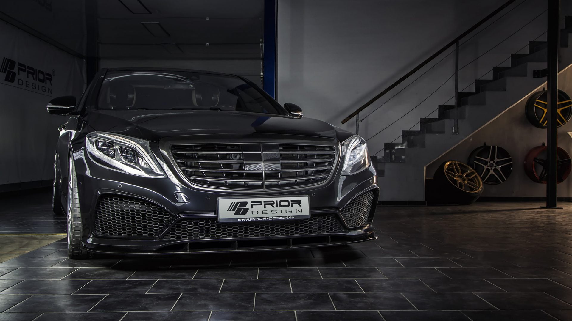 Mercedes-Benz S W222 Front Bumper with Splitter PD800S