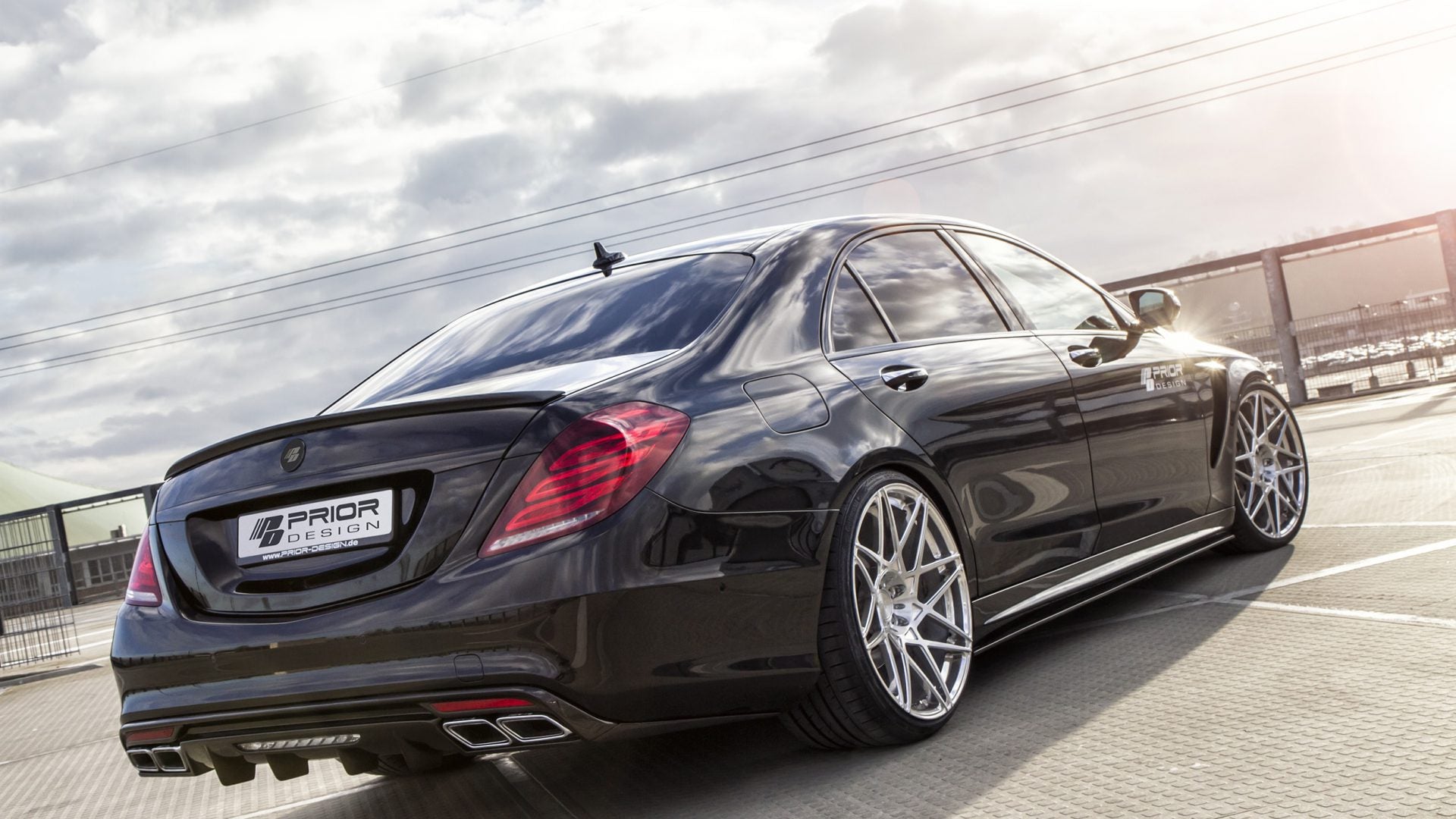 Mercedes-Benz S W222 Side Skirts with Sill Extensions PD800S