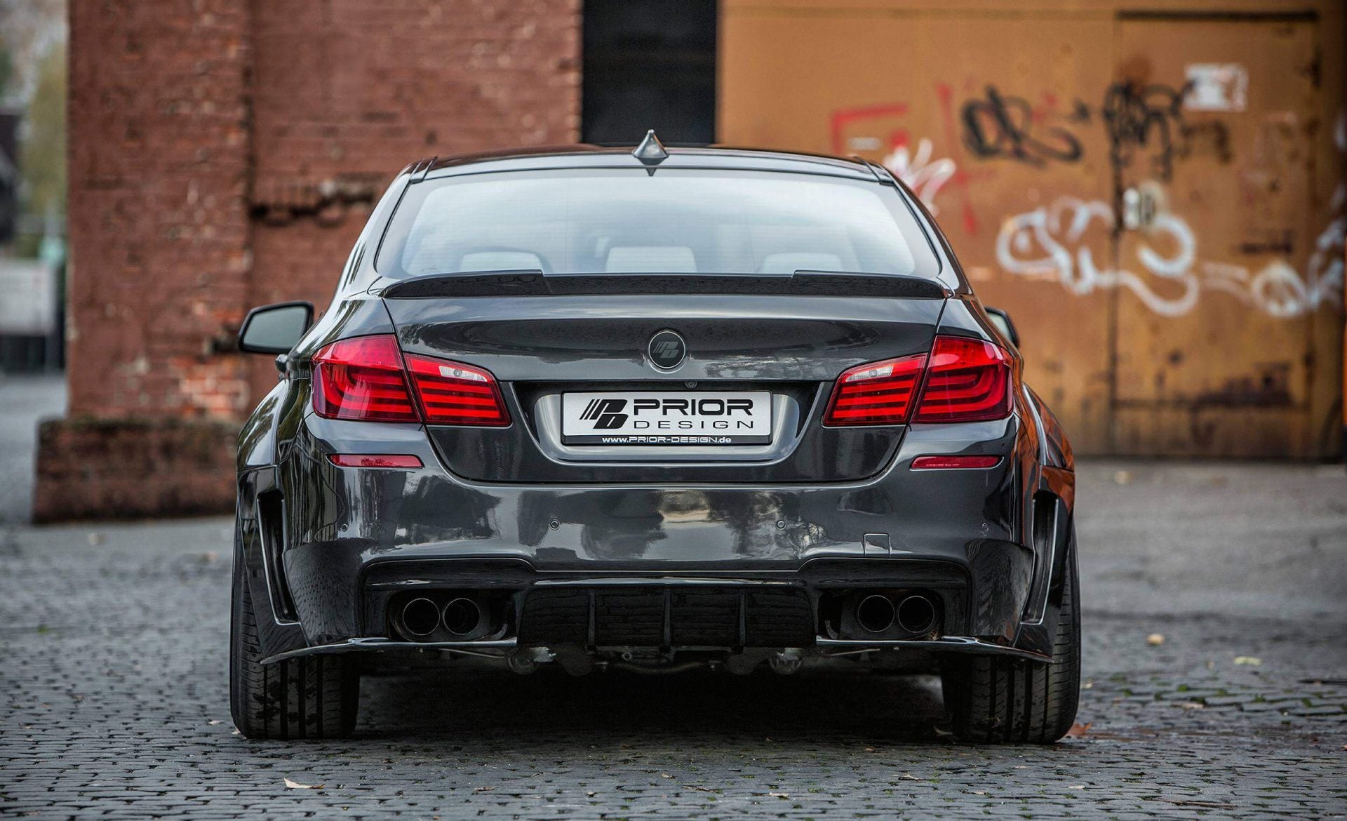 BMW 5 F10 Rear Diffuser PD55X