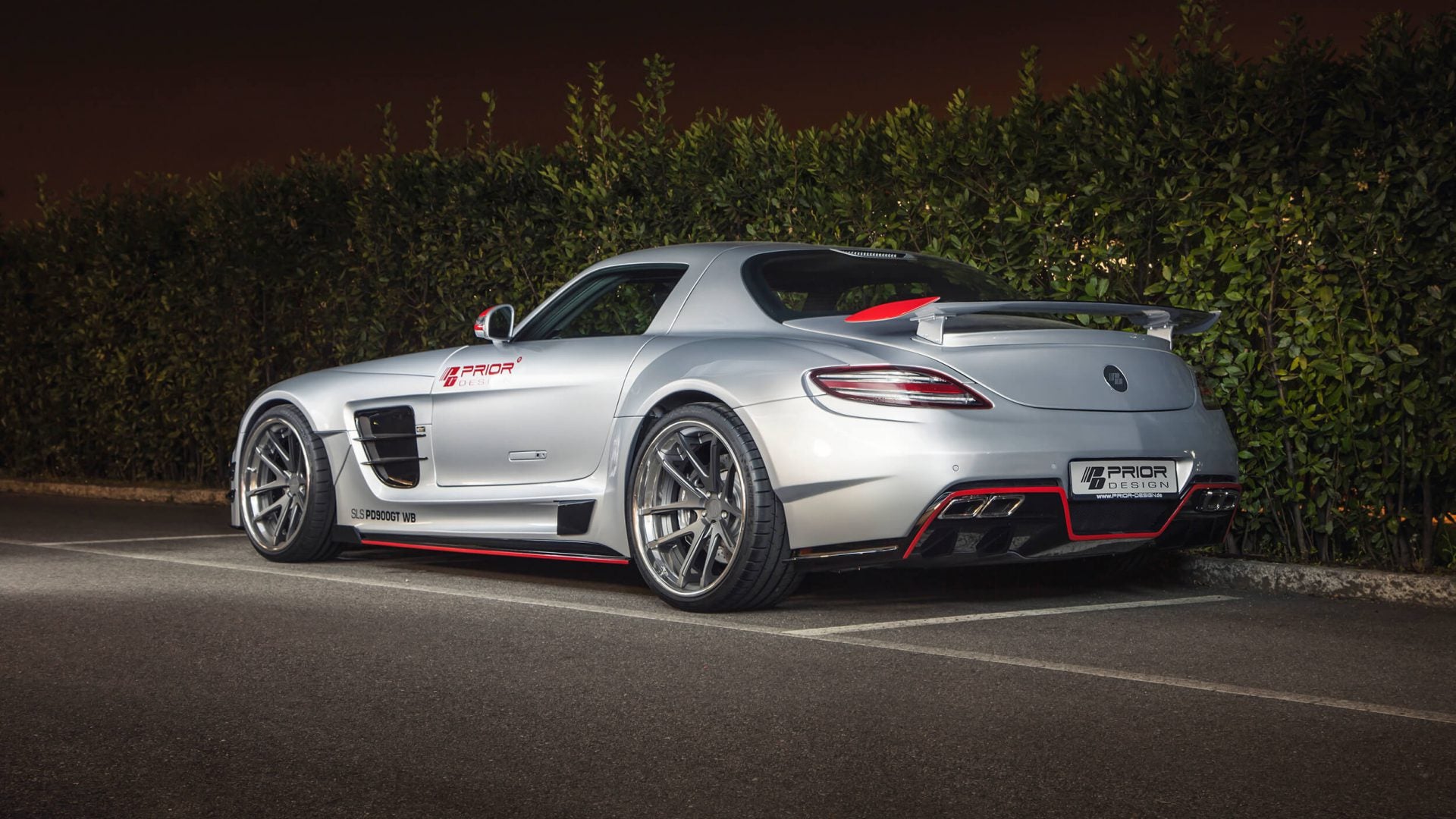 Mercedes-Benz SLS AMG C197 Trunk Lid Spoiler PD900GTWB