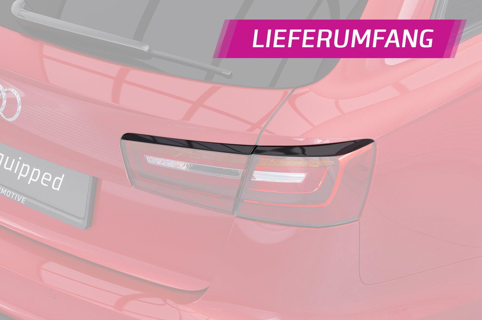 Audi A6 C7 Tail Light Covers RB018-G