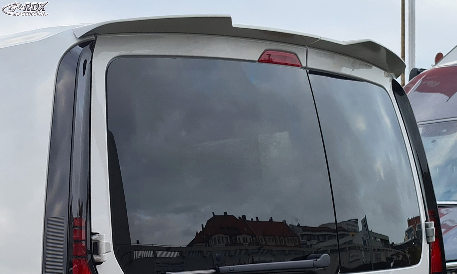 RDX Roof Spoiler for VW Caddy SB 2K 2KN (2020+) & FORD Tourneo Connect SK SKN (2022+) for Barn Door (2 Rear Doors) Trunk Spoiler