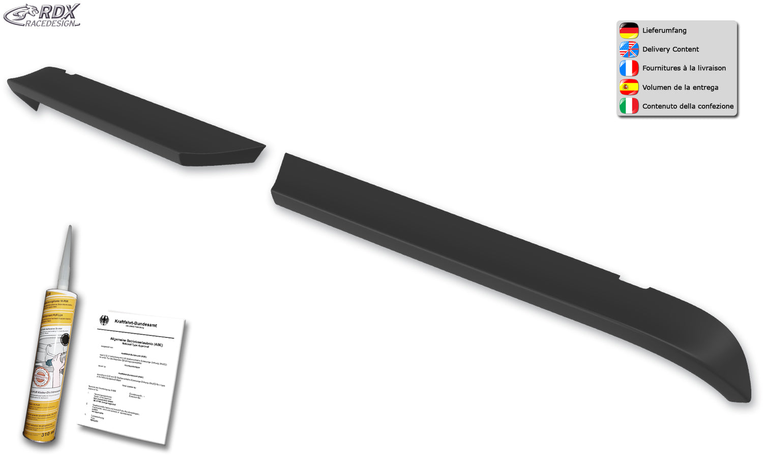 VW Crafter H1 Roof Spoiler