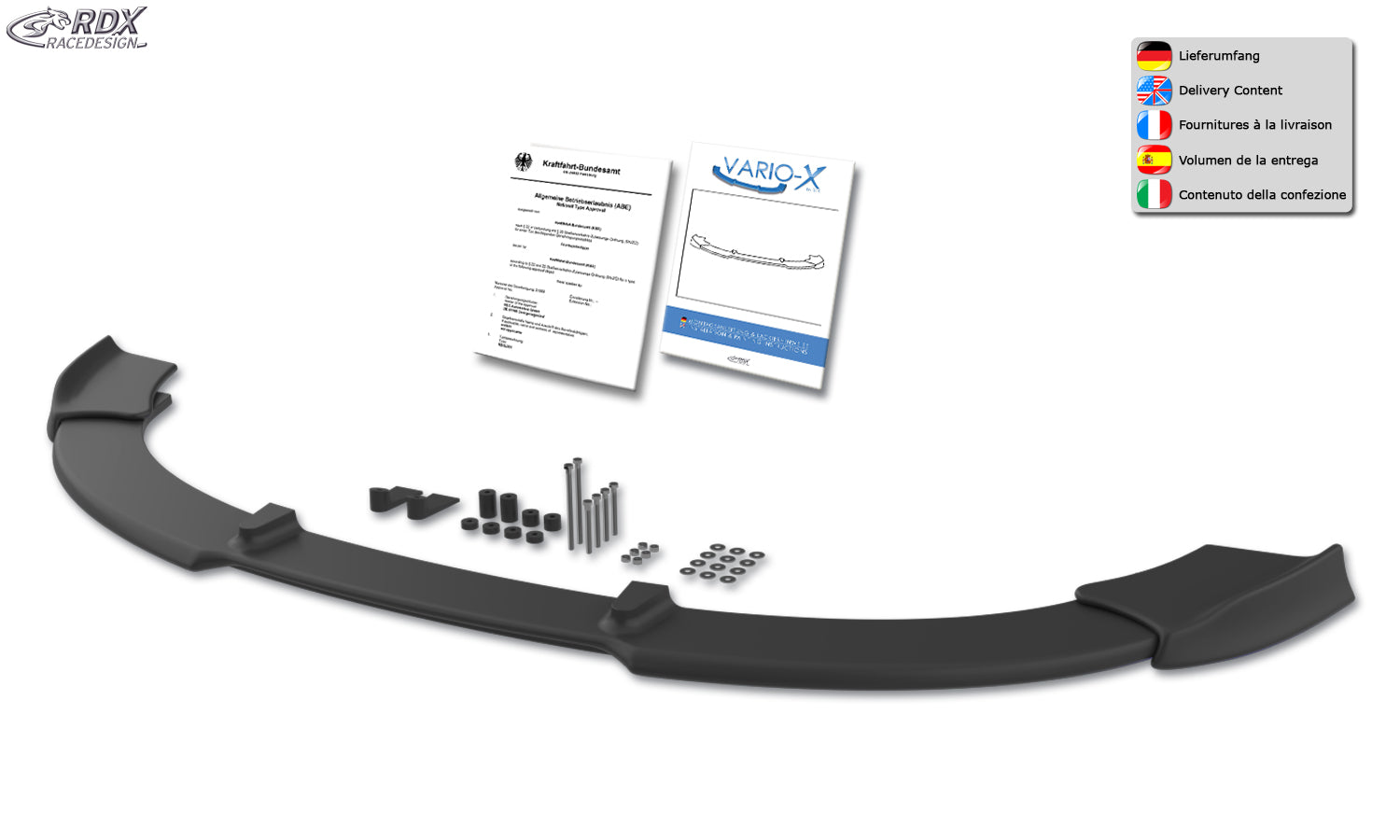Audi A8 D3 Front Splitter