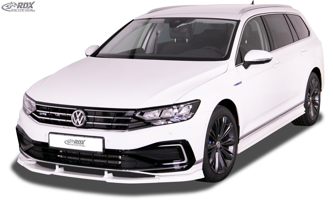 RDX Front Spoiler VARIO-X for VW Passat 3G B8 GTE & R-Line (2019+) Front Lip Splitter