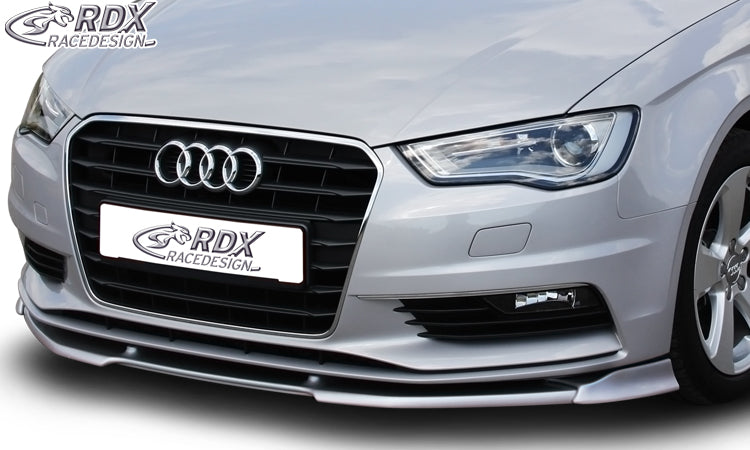 RDX Front Spoiler VARIO-X for AUDI A3 8V, 8VA Sportback, 8VS Sedan, 8V7 Convertible Front Lip Splitter