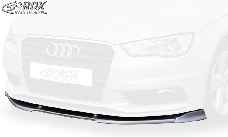 RDX Front Spoiler VARIO-X for AUDI A3 8V, 8VA Sportback, 8VS Sedan, 8V7 Convertible Front Lip Splitter