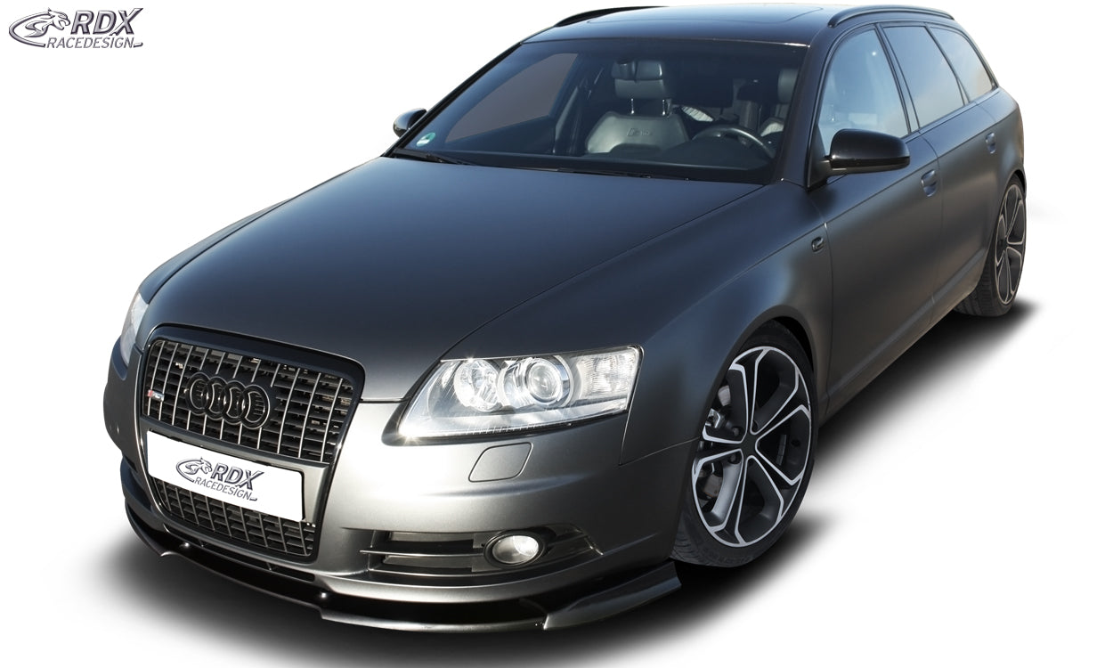 RDX Front Spoiler VARIO-X for AUDI A6 4F -2008 (S-Line Frontbumper) Front Lip Splitter