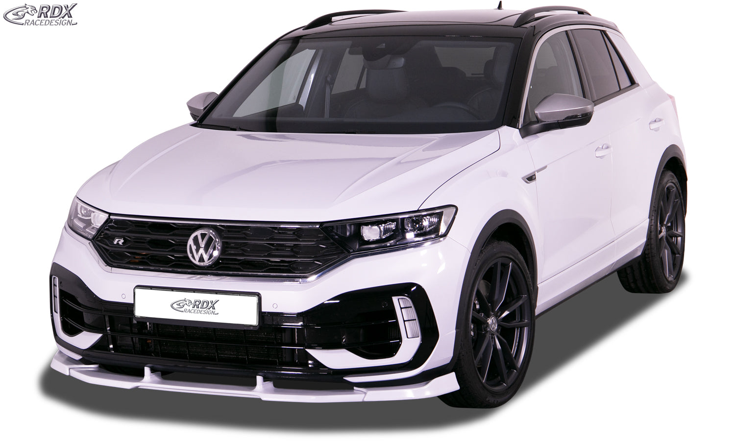 RDX Front Spoiler VARIO-X for VW T-Roc R Front Lip Splitter