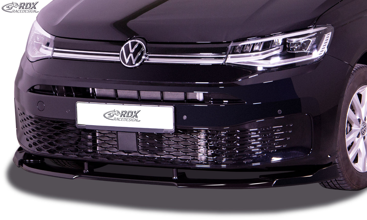 RDX Front Spoiler VARIO-X for VW Caddy (SK, SKN / 2020+) Front Lip Splitter