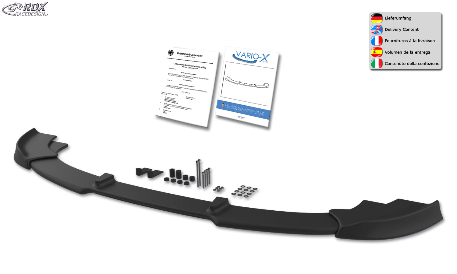 BMW 5 F10/F11 Front Splitter